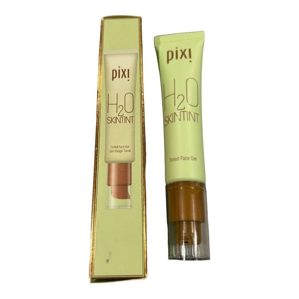 Pixi H20 Skintint Foundation - Tinted Face Gel - 1.18 oz. No. 5 Mocha New In Box